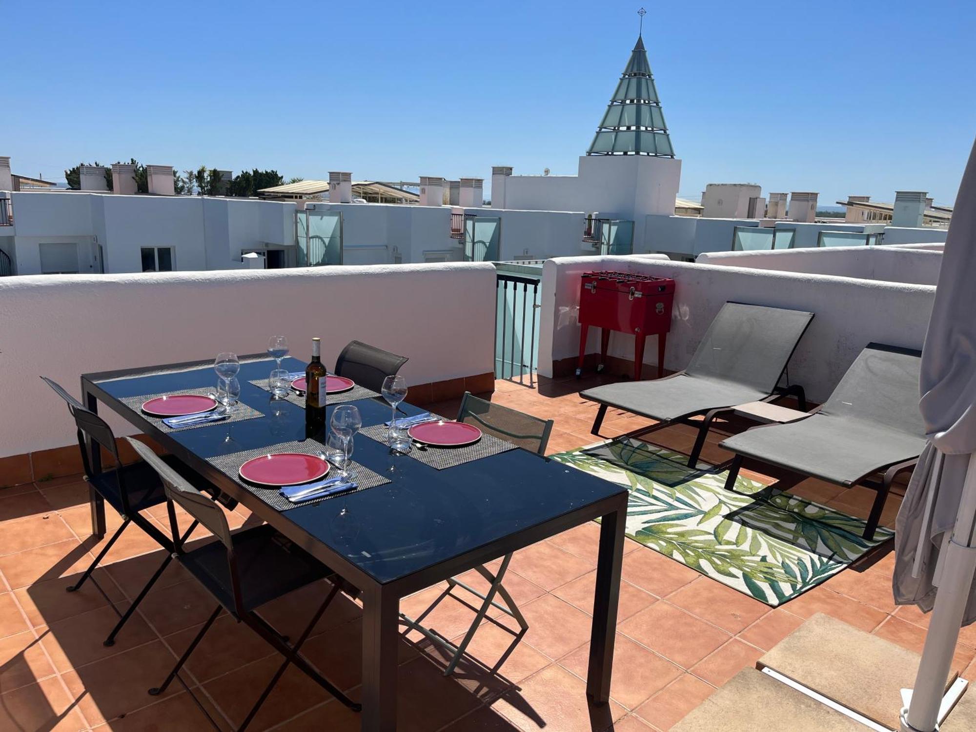 Appartement Avec Terrasse Sur Le Toit Vue Mer Roses Ngoại thất bức ảnh